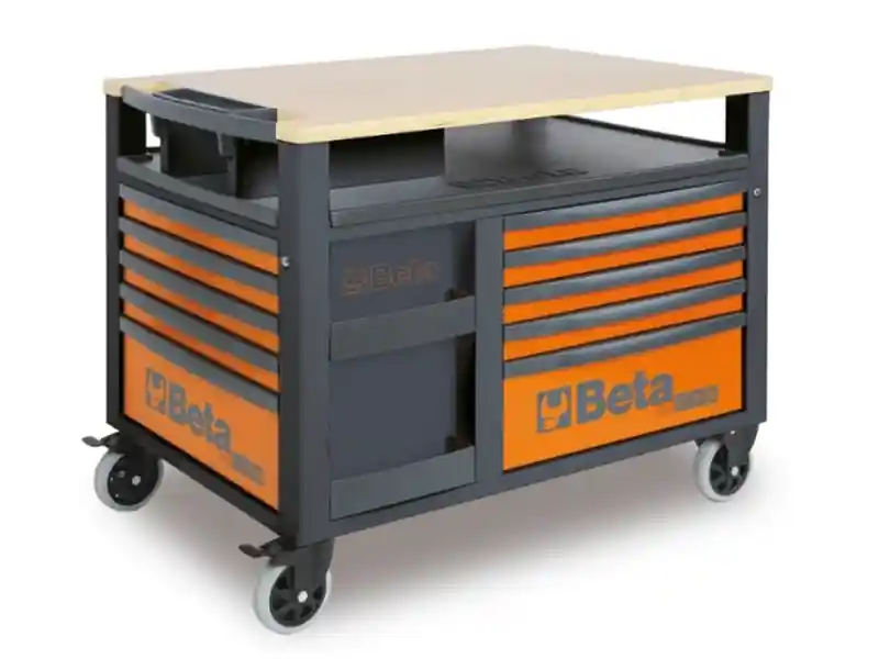 Carrello SuperTank Beta RSC28 con 10 cassetti e piano in legno Offerta
