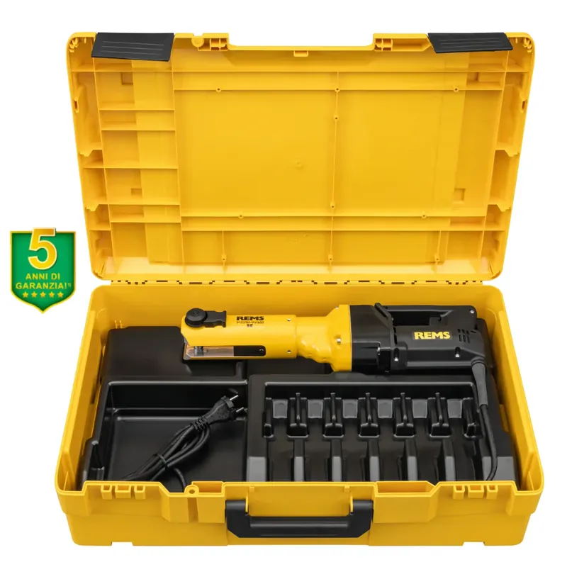 REMS Power-Press SE Basic-Pack XL-Boxx - Pressatrice idraulica elettrica universale fino a Ø 110 mm Consegna Rapida