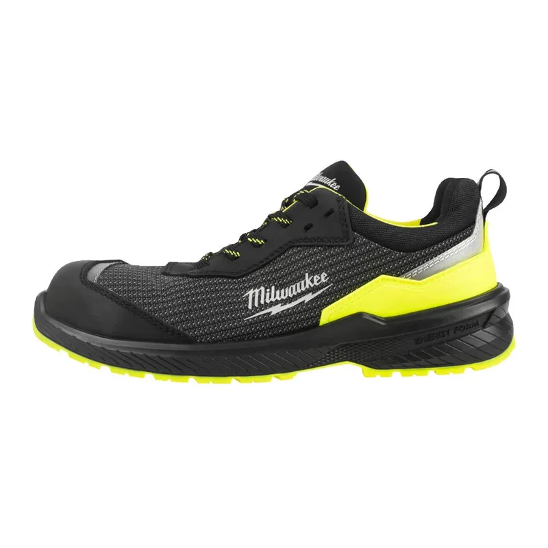 Prezzo Di Fabbrica Scarpe antinfortunistiche Milwaukee Flextred S1PS alta visibilità, nero-giallo