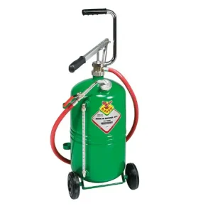 Prezzo Conveniente Raasm 32024 Distributore olio manuale carrellato con pompa a doppio effetto 24 Lt