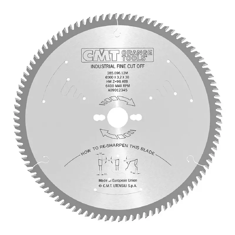 Cmt 285.096.12M Disco industriale per legno Ø 300 mm Z96 Acquista Ora