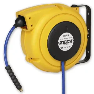 Avvolgitubo arrotolatore Zeca 804/8 per aria/acqua compressa tubo KPU 8mm, 10mt Soddisfatti O Rimborsati