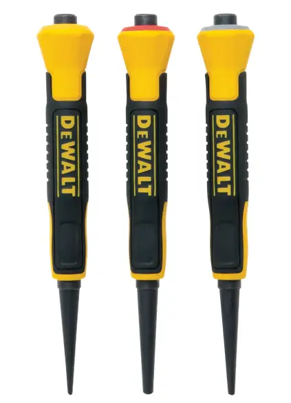 Prezzo Ridotto Dewalt DWHT058018 Set cacciachiodi o cacciacoppiglie n.3 pezzi