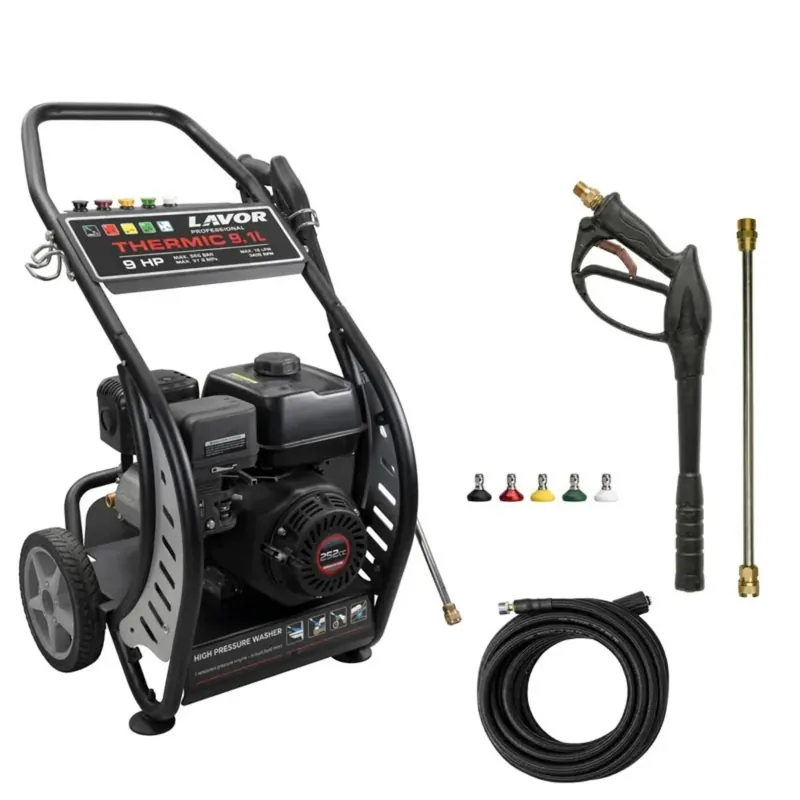 Reso Gratuito Lavor Pro THERMIC 9.1L Idropulitrice a scoppio a freddo 8Hp - 200bar