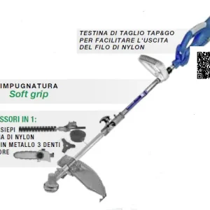 Offerta Limitata Hyundai 35704 Decespugliatore elettrico 220V Multifunzione 4in1 1400W