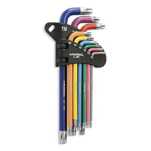Mundial 0367 – Serie 9 chiavi maschio torx lunghe Prezzo Di Fabbrica