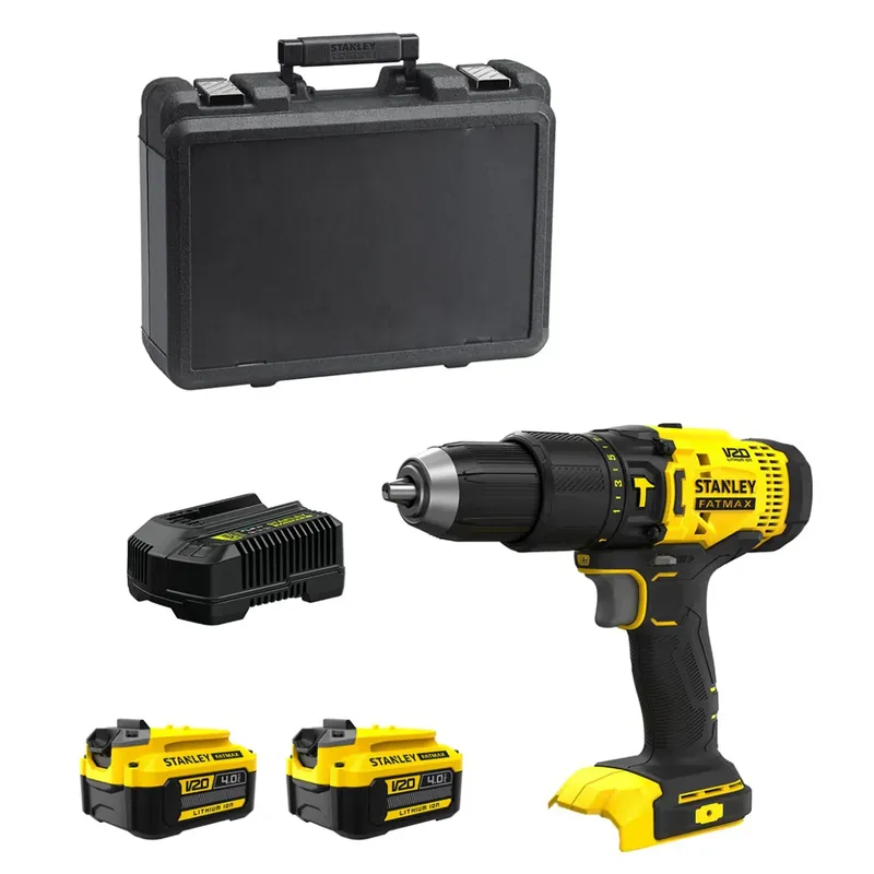 STANLEY FatMax SFMCD711D2K - Trapano a percussione 18V con 2 batterie 2.0Ah Offerta Speciale