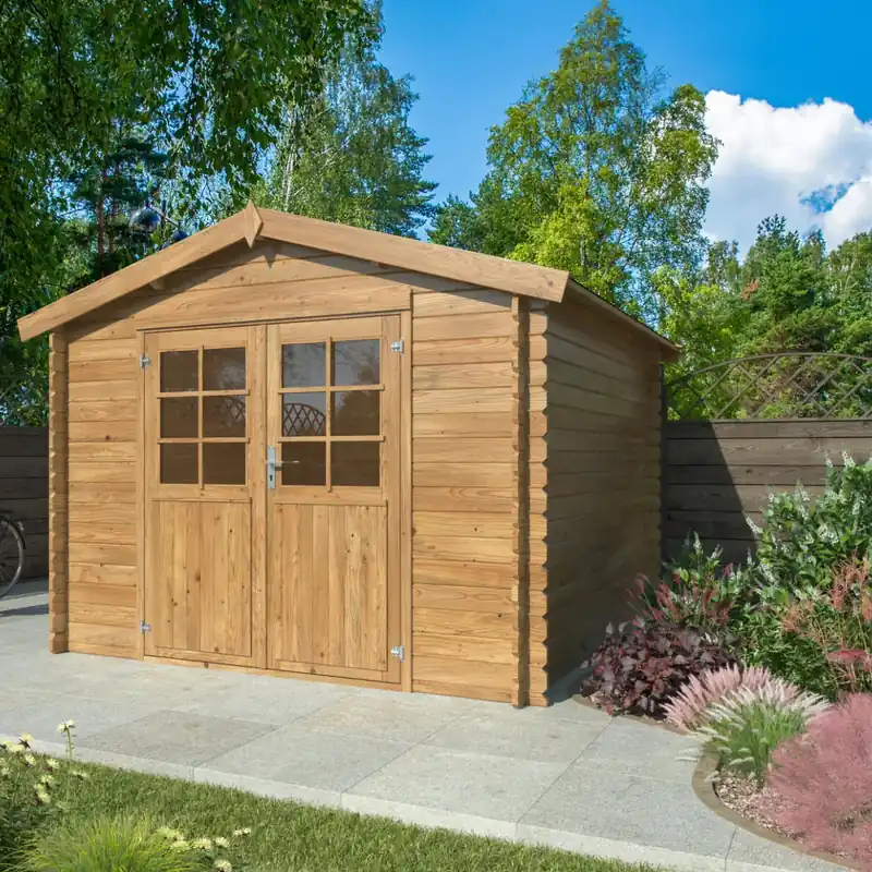 Losa Legnami Rita - Casetta da giardino in legno impregnato 300x300 cm Di Tendenza