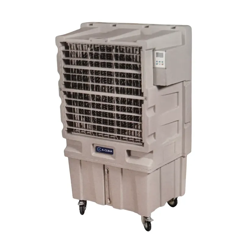 Ultimissimo Modello A-Clima 2 - Raffrescatore evaporativo portatile aria 12.000 m³/h fino a max 250mq - 220V / max 500 W