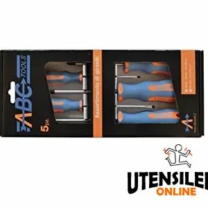 Assortimenti di giraviti A1483/5- 5 giraviti acciaio cromo (5pz) Novità