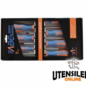 Assortimenti di giraviti A1483/7- 7 giraviti acciaio cromo (7pz) Occasione