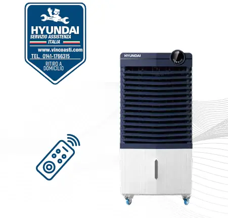 Hyundai 75220 Ventilatore Raffrescatore 6000 m³/h 160W 48L 220V per Area max 50 mq Offerta