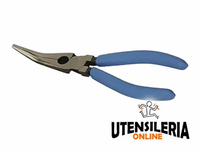 Pinze per meccanica a becchi lunghi piegati a 45 B1675/6 200mm Popolare