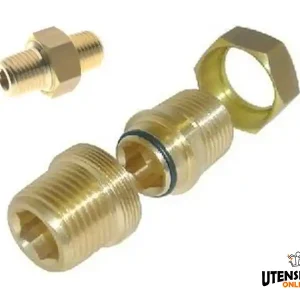 Miglior Prezzo Nippli conici orientabili a 3 pezzi in ottone Aignep 2060 (10pz)