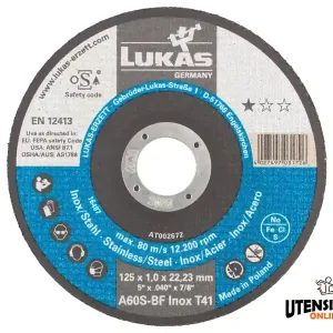 Dischi abrasivi PREMIUMFLEX per acciaio e INOX D9821/2 (25pz) Esclusivo