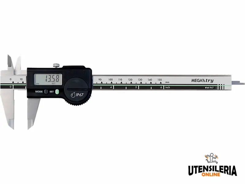Promo Stagionale Calibro a corsoio digitale IP67 Mega Try senza uscita dati 150mm