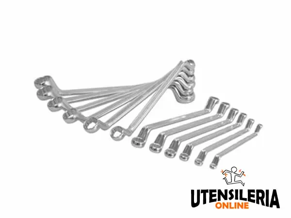 Subito Disponibile Serie 12 chiavi poligonali 6x7-30x32mm in scatola A3021/12(12pz)