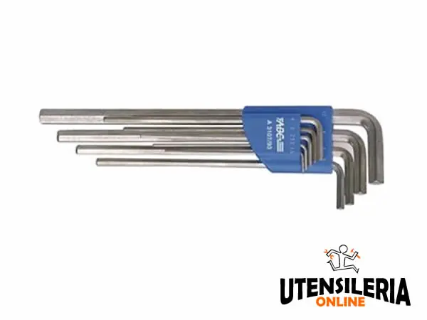 Direttamente Dal Produttore Serie 9 chiavi maschio esagonali lunghe 1,5-10mm A3107/93 (9pz)