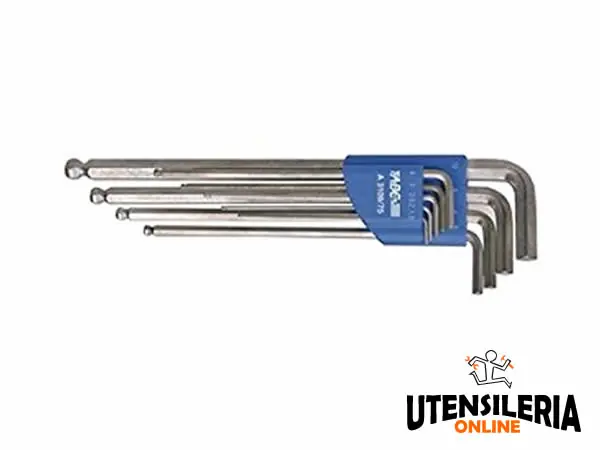 SET 10 chiavi sferopoliedriche maschio esagonali 1,5-12mm (10pz) A Buon Prezzo