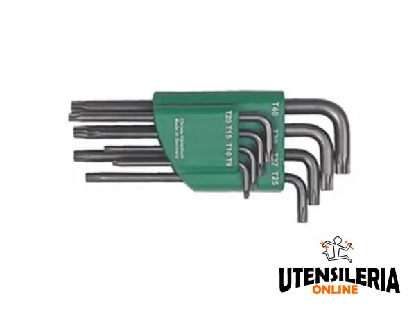 Ultima Occasione Serie 8 chiavi maschio per viti TORX T9-T40 (8pz)
