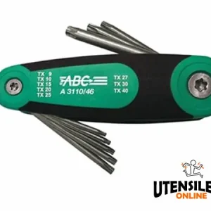 Serie 8 chiavi maschio per viti TORX tascabile T9-T40 (8pz) Prezzo Di Fabbrica