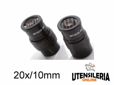 Spedizione Espresso Coppia oculari 20x/10mm per stereomicroscopio