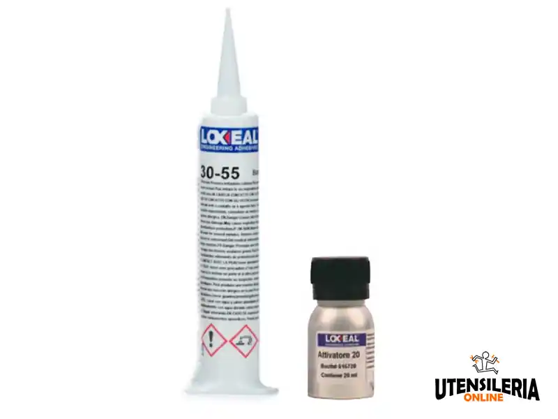 Promo Stagionale Adesivo acrilico 30-55 Loxeal elevata resistenza 130ml + attivatore 20