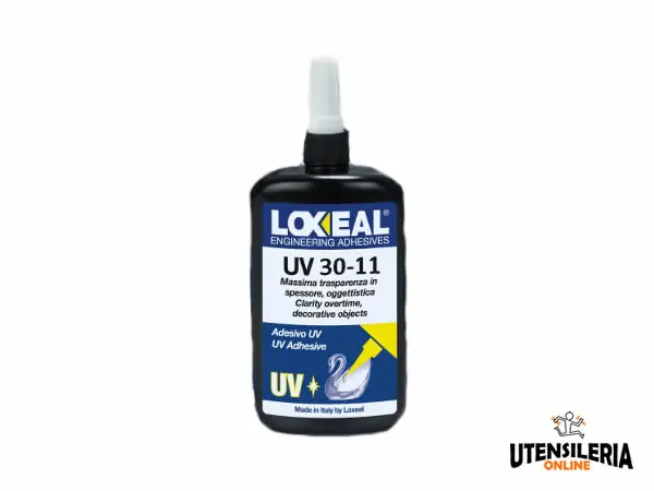 Consegna Rapida Adesivo UV 30-11 Loxeal fluido a bassa viscosità omologato per utilizzo medicale 250ml