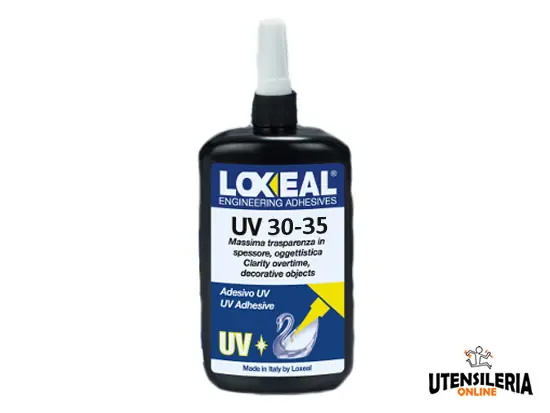Adesivo UV 30-35 Loxeal in gel massima trasparenza resistente all‘umidità 250ml Di Tendenza