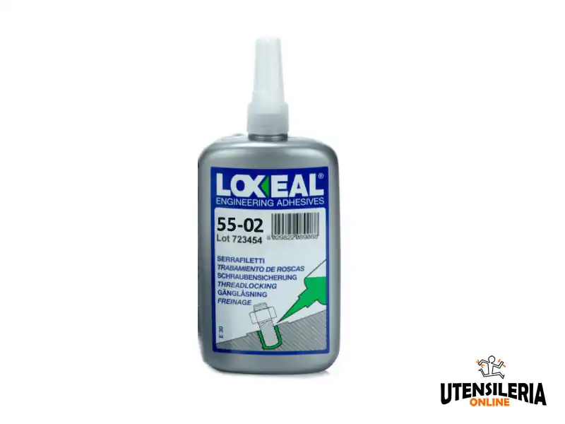 Affare Adesivo Loxeal 55-02 frenafiletti per metalli colore BLU