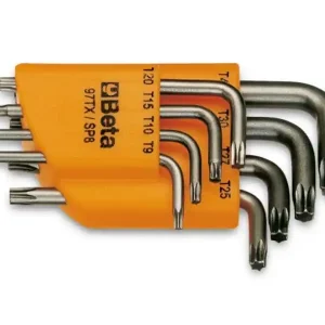 A Buon Prezzo Set 8 chiavi maschio brunite Beta 97TX/SC8 viti impronta Torx, T9-T40