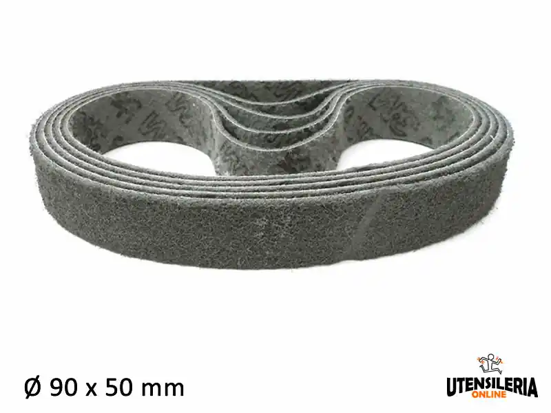 Nastri abrasivi grana super-fine grigio 90x50mm (4pz) Promozione