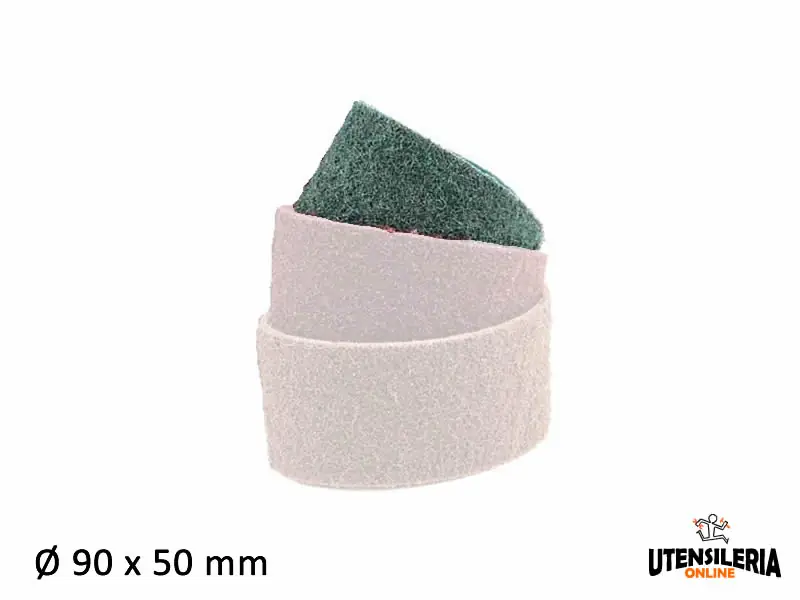 Compra Oggi Stesso Nastri abrasivi grana fine blu 90x50mm (4pz)