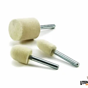 Punte in feltro lucidanti MINI MAX 20x25mm attacco 6mm (10pz) Non Perdere