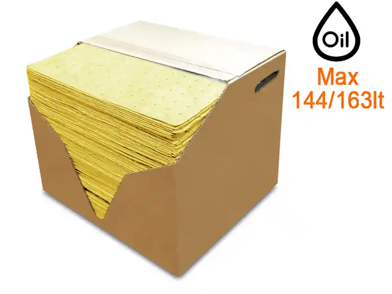 Panni assorbenti Carvel 41x46cm forati e pre-tagliati per sostanze acide in dispenser(100pz) Scelto Dai Clienti