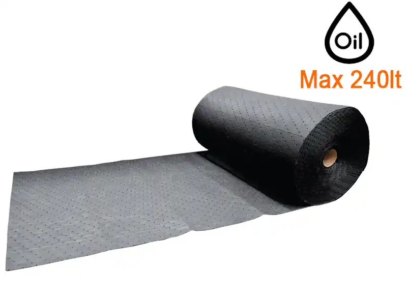 Prezzo Scontato Rotolo assorbente calpestabile e rinforzato Carvel 81x4600cm per liquidi industriali, 240lt
