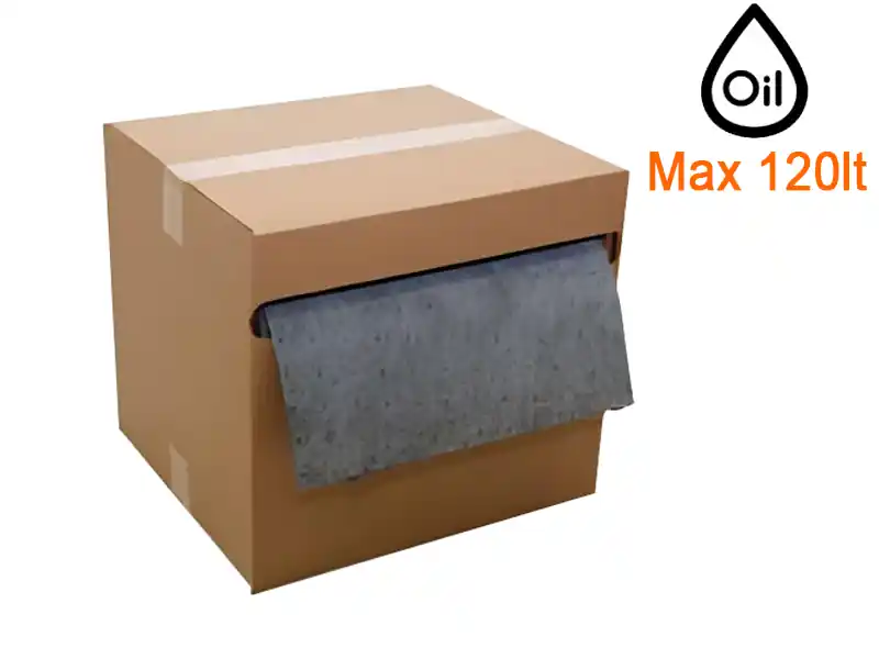 Solo Oggi Rotolo assorbente calpestabile Carvel 41x4600cm per liquidi industriali in dispenser, 120lt