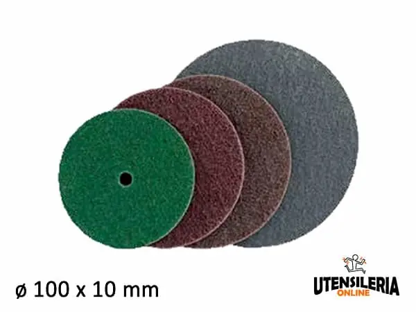 Dischi in fibra FIX SC ø100x10mm per trattamento superfici (20pz) Reso Gratuito