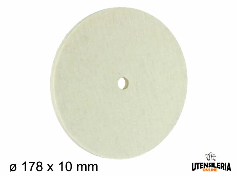 FIX Dischi in feltro merino 178x10mm (10pz) Subito Disponibile