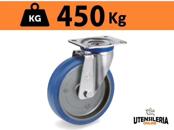 Saldi Ruota SIGMA ELASTIC 73 supporto M rotante a piastra max 450Kg
