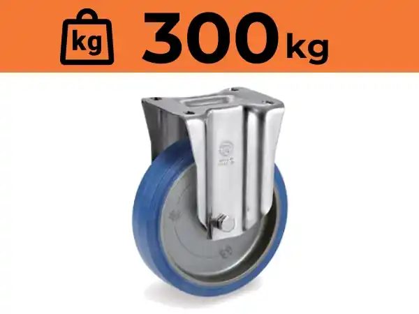 Ruota SIGMA ELASTIC 73 supporto M fisso portata max 300Kg Popolare
