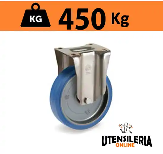 Di Tendenza Ruota SIGMA ELASTIC 73 supporto P pesante fisso max 450Kg