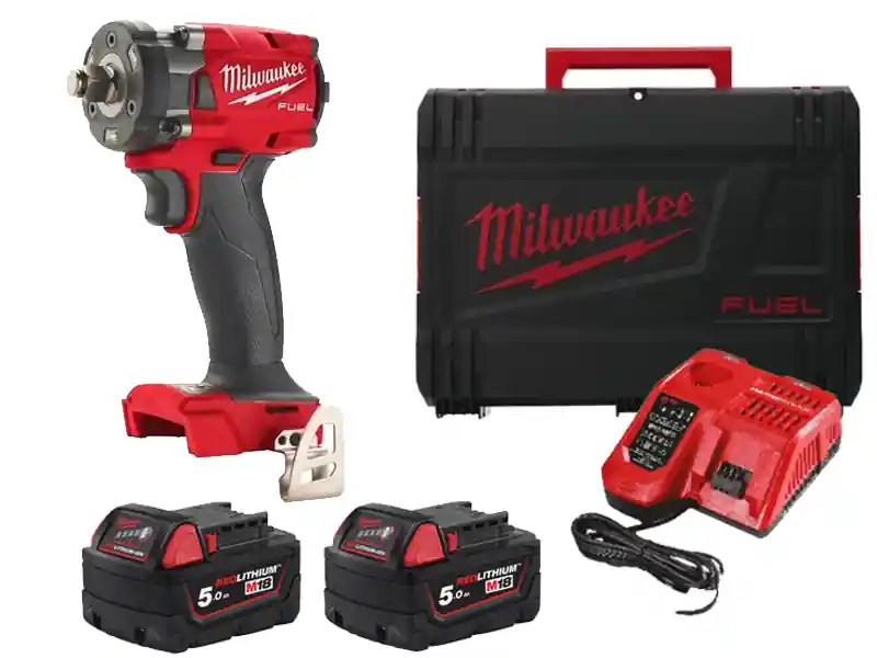 Avvitatore impulsi Milwaukee M18 Fuel FIW2F12 attacco 1/2" Quadro coppia 339 Nm in Set Occasione Imperdibile
