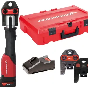 Rothenberger pressatrice Romax 4000 AMPShare con batteria, caricabatterie e 3 ganasce SV Occasione Imperdibile