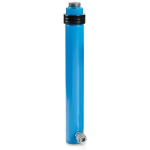 Novità Cilindro idraulico corsa lunga semplice effetto OMCN 361/GM ritorno a molla h.730mm, 20 Ton