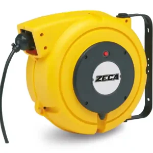 Avvolgicavo elettrico Zeca 4315 giallo con cavo in PVC sezione 1,5mm, 15 metri Economico