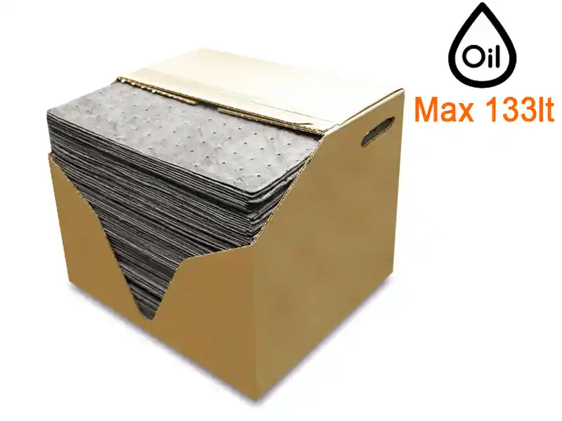 Consegna Rapida Panni assorbenti Carvel 41x46cm forati e pre-tagliati per liquidi industriali(200pz)