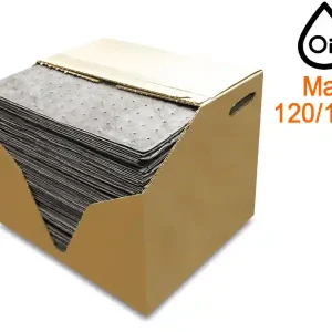 Panni assorbenti Carvel 41x46cm forati e pre-tagliati per liquidi industriali in dispenser(100pz) Offerta
