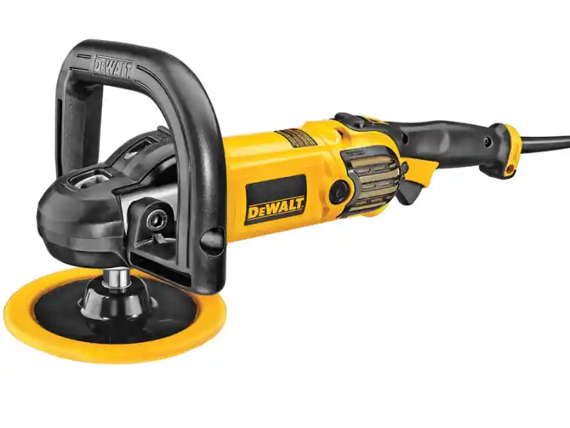 Lucidatrice DeWalt 150/180mm 1250W con platorello e tampone in lana Spedizione Espresso