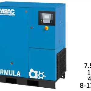 Compressore rotativo a vite ABAC Formula 7,5kW velocità fissa, 8-13 bar Prezzo Conveniente
